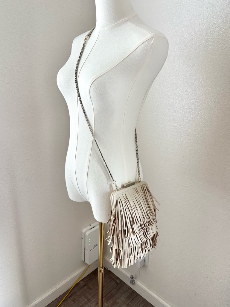Ted Baker Katilan Fring Tassel Evening Clutch/Crossbody Bag